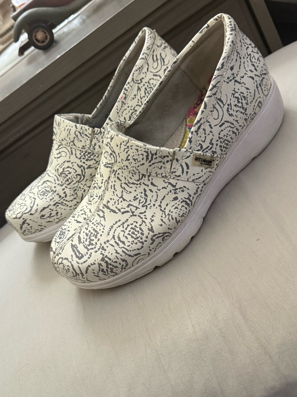 GREY'S ANATOMY BY SOFTWALK WOMEN'S MEREDITH SPORT NURSING WORK SHOES Clog SIZE 8
